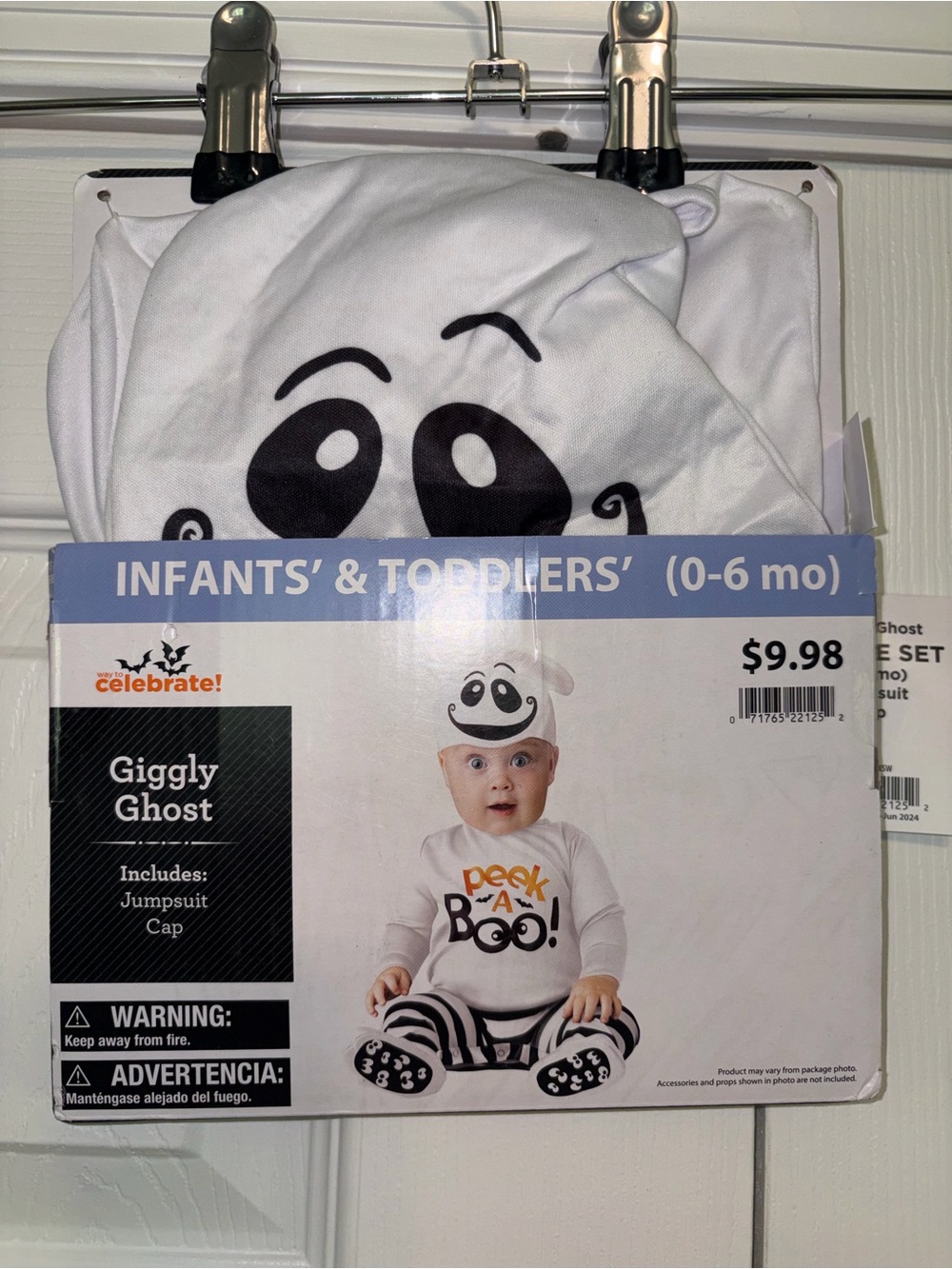 Giggly Ghost Infants' & Toddlers' 0-6 months Halloween outfit Set